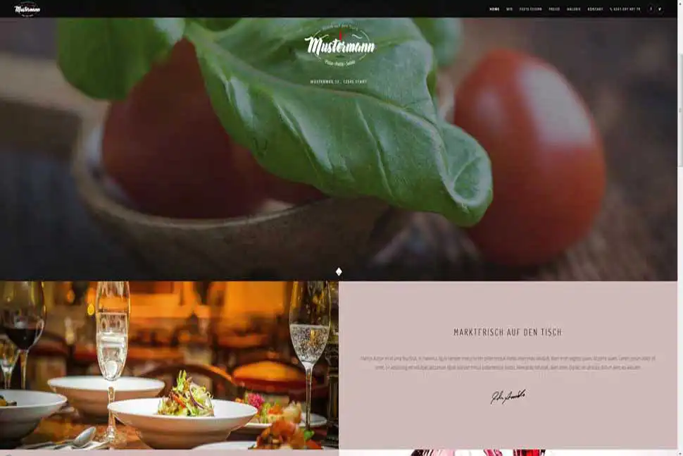 Website Restaurant/Pizzeria Demo